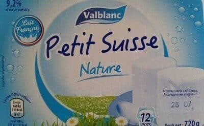 Petit suisse nature Valblanc
