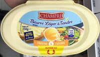 Beurre Doux Léger & Tendre (40 % MG) Tartine & Cuisine