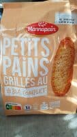 Petits pains grillés au blé complet