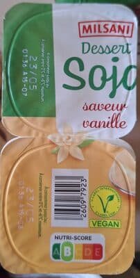 dessert plaisir soja fruits rouges ou Vanille 4 x 100 g
