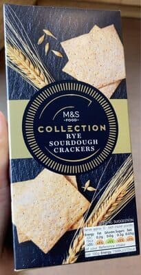 Rye Sourdough Crackers