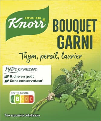 Knorr Bouillon Bouquet Garni Thym, Persil & Laurier 99g 9 cubes