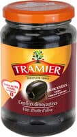 Olives noires confites dénoyautées bocal 150g
