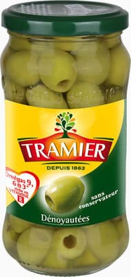 Olives vertes dénoyautées
