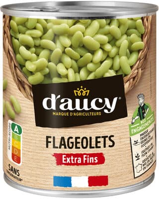 Flageolets extra fins d'aucy 530g