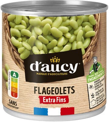 Flageolets extra fins d'aucy 265g