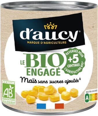 Maïs Bio engagé d'aucy 285g