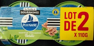Emietté de thon Le Mariné basilic