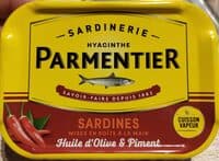 Sardines huile d'olives et piment