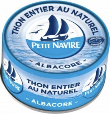 Thon entier au naturel albacore