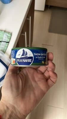 Thon entier à l'huile d'olive vierge extra