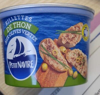 Rillettes de thon aux olives vertes