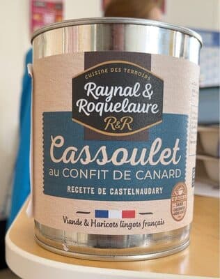 Cassoulet au confit de canard, recette de castelnaudary