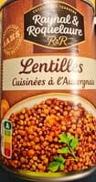 Lentilles Cuisinées à l'Auvergnate