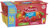 Pomme Framboise Fraise SSA 16 pots