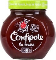 CONFIPOTE Confiture allégée en sucres Pot Fraise 350g