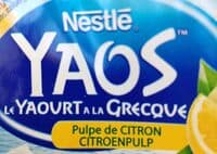 Yaos Le Yaourt à la Greque Pulpe de Citron