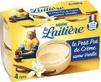 Petit pot de crème Saveur vanille