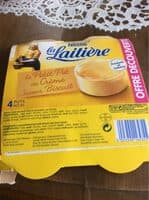 La Laitière petit pot de crème saveur biscuit