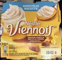 Le Viennois saveur Vanille sur Lit de Caramel