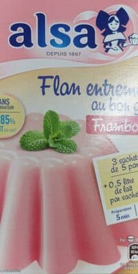 Flan Entremet framboise