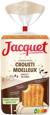 Crousti Moelleux Complet Sans Sucre Ajouté 730gr