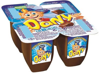 Dany chocolat 100 g x 4
