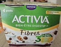 Activia bifidus cereales 120 g x 4 muesli