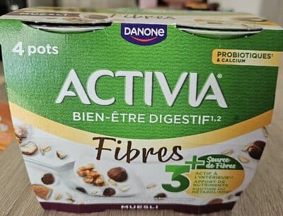 Activia bifidus cereales 120 g x 4 muesli
