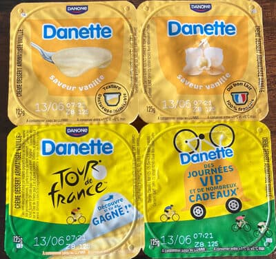 Danette saveur vanille