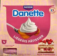 Liégeois pâtissier façon framboisier