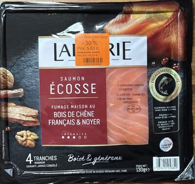Saumon fumé d'Ecosse