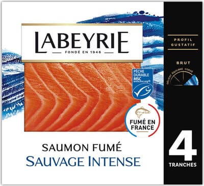 SAUMON FUME SAUVAGE DU PACIFIQUE