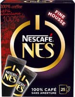 NESCAFÉ NES, Café Soluble, Boîte de 25 Sticks (2g chacun)