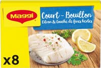 MAGGI Court Bouillon Citron et Fines Herbes 8 tablettes, 90g