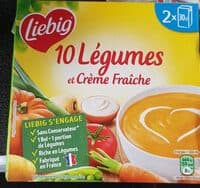 10 légumes et crème fraîche