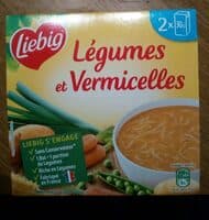 Légumes et vermicelles