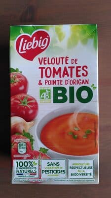 bio velouté de tomates & pointe d'origan
