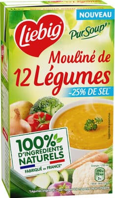 Mouliné 12 légumes -25% de Sel