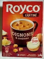 Gratinée oignons et croûtons