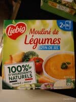Mouliné de légumes -25% de sel