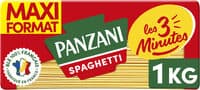 Panzani spaghetti 3 minutes 1kg