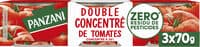 Panzani concentre de tomates sans residu de pesticides 3x70g
