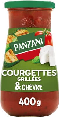 Sauce Tomate Courgettes grillées et Chèvre