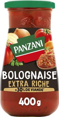 Sauce bolognaise extra riche en viande