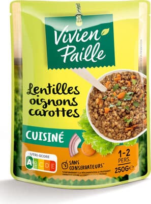 Lentilles oignons carottes