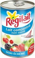 Lait concentré non sucré demi-écrémé