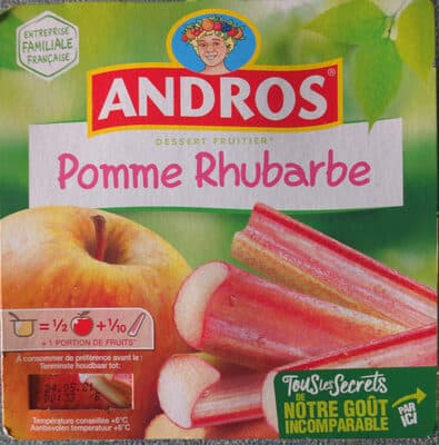Dessert Fruitier Pomme Rhubarbe