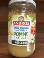 Pomme morceaux sans sucre ajoute