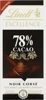 Chocolat noir extra-fin traditionnel - 78% de cacao